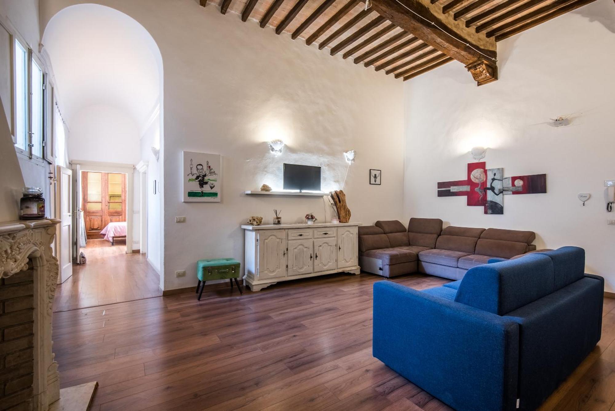 Incantevole Appartamento Banchi Di Sopra Sienne Extérieur photo